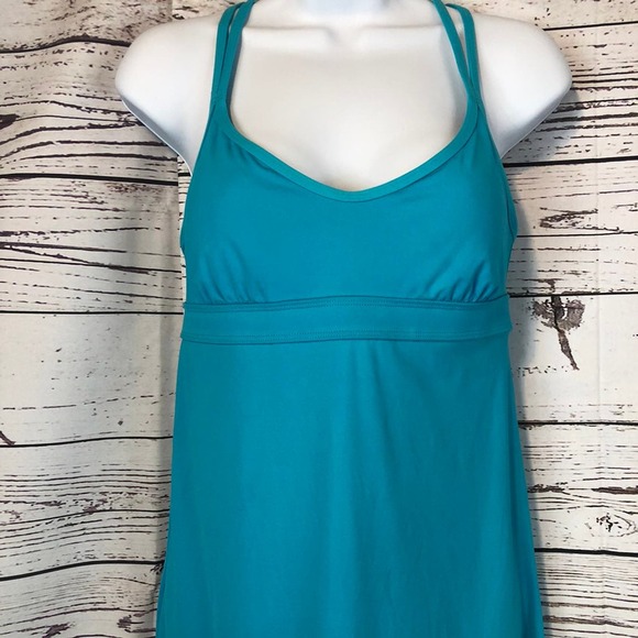 Athleta Coastline Swim Dress in blue size small - Picture 4 of 12